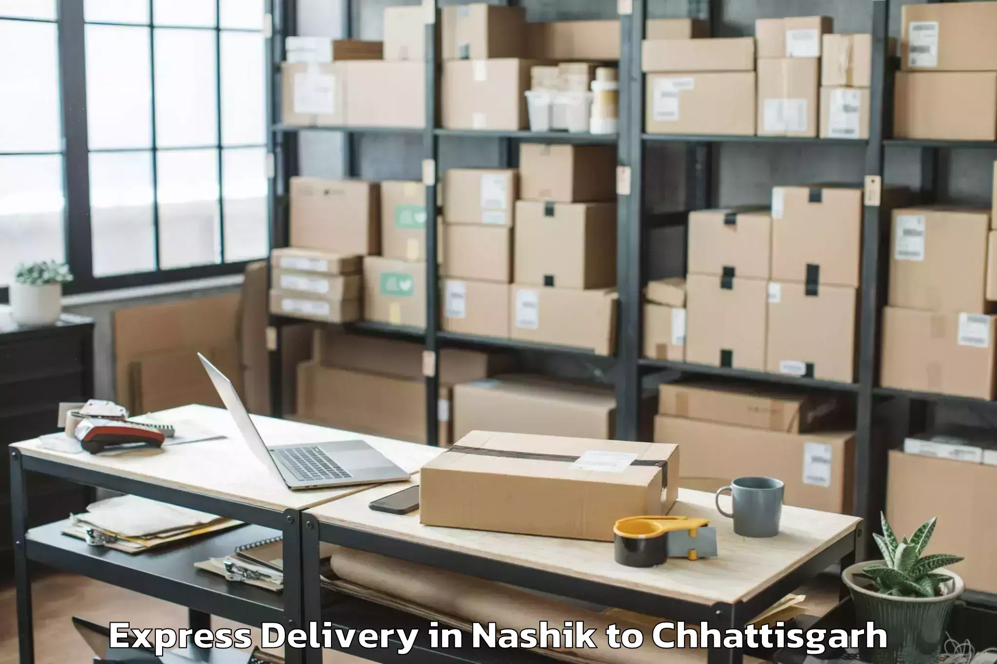 Quality Nashik to Itm University Raipur Raipur Express Delivery